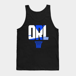 Throwback Orlando Basketball Art Tank Top